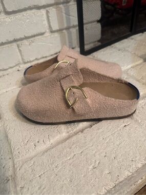 Rothy's The Buckle Clog-Ballerina Bouclé Size 6